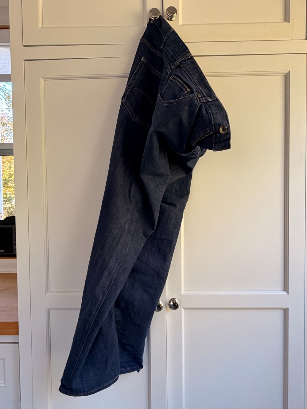 Patagonia Men's Dark Blue Denim Jeans with stretch